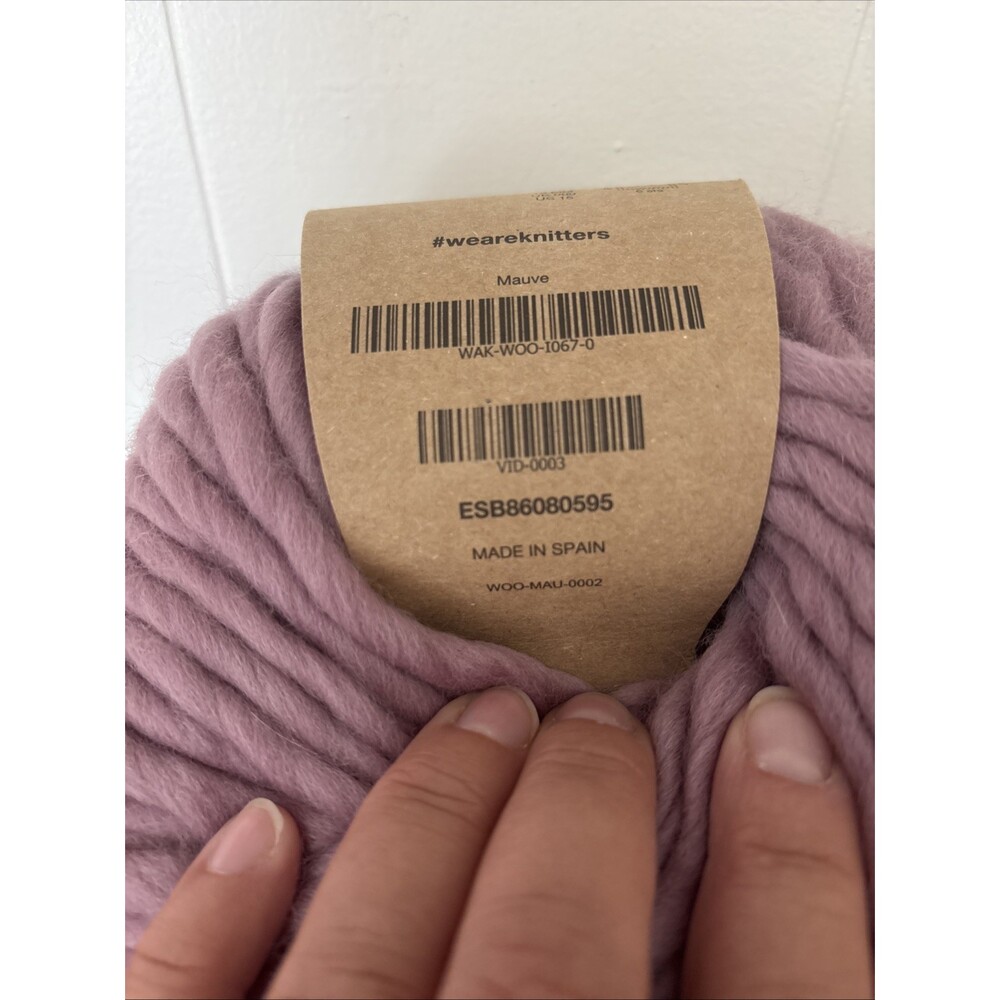 We Are Knitters Yarn - The Wool - Mauve - 100% Wool chunky yarn ball NEW - Picture 4 of 8